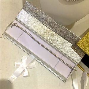 Stainless steel 1 row tennis bracelet 4mm 7 inch